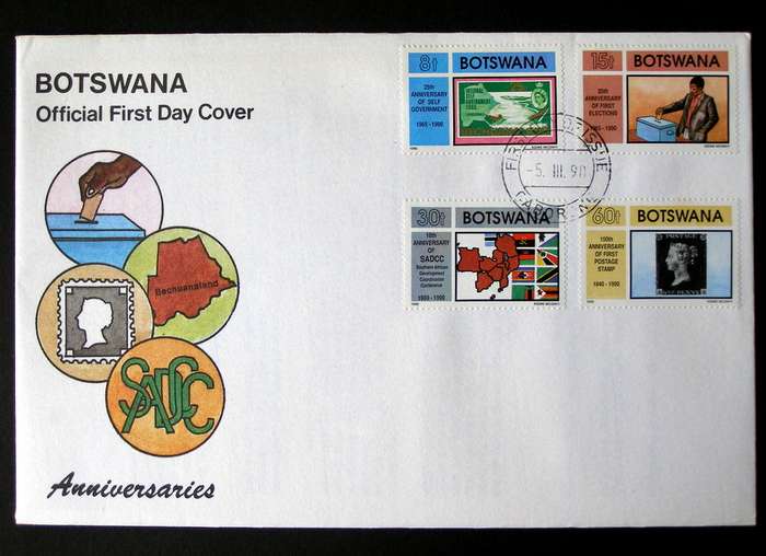 BOTSWANA Cover - Anniversaries 1990