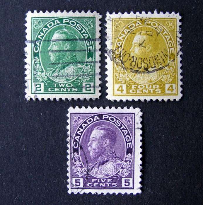 CANADA - King George V (changed colours) 1922
