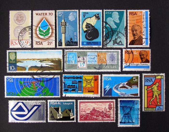 SOUTH AFRICA - Assorted Stamps 1970-74