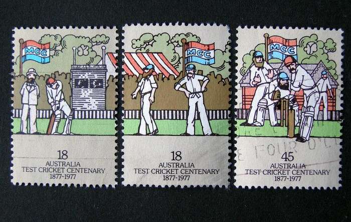 AUSTRALIA - Centenary of Australia-England Test Cricket 1977