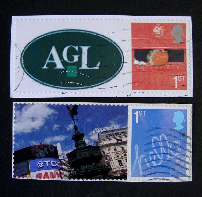 GREAT BRITAIN - Smilers (on piece, with tags) 2005