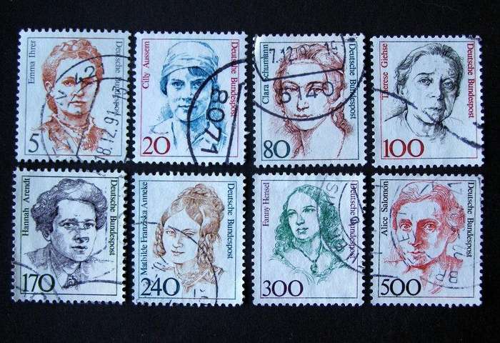 WEST GERMANY - Famous German Women (inscribed Deutsche Bundespost) 1986