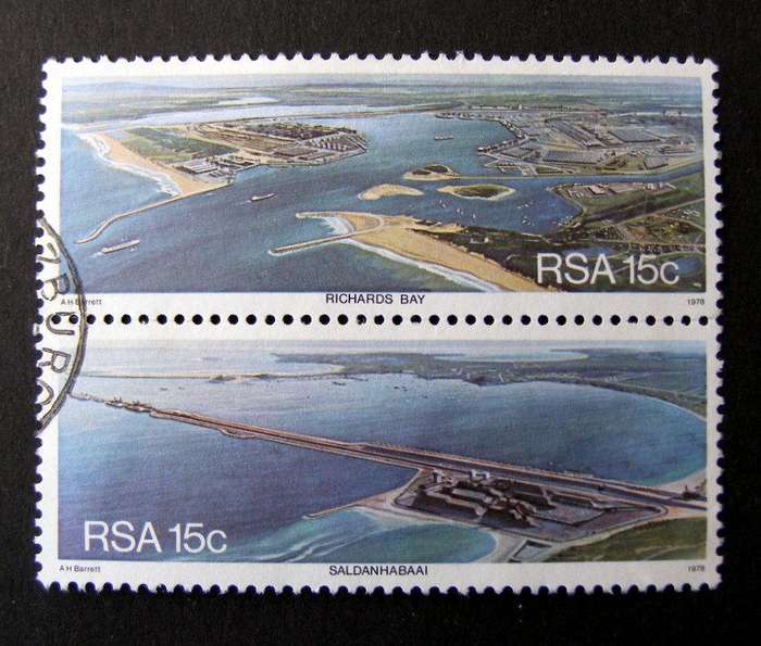 SOUTH AFRICA Set - Richards Bay and Saldanha Bay Harbours 1978
