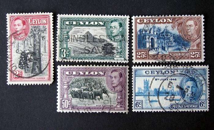 CEYLON - KGVI 1938-46