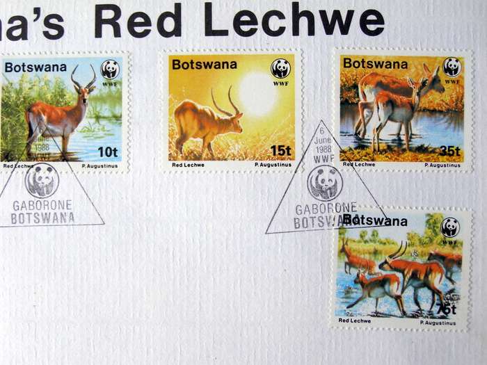 BOTSWANA Cover - Red Lechwe 1988