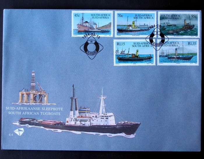 SOUTH AFRICA Cover - Tugboats 1994