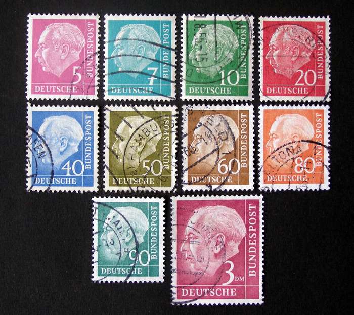 WEST GERMANY - President Heuss Definitive 1954