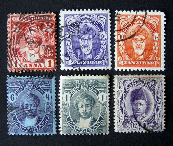 ZANZIBAR - Assorted Stamps 1899-1952