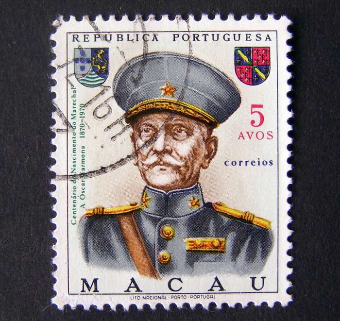 MACAU Set - Birth Centenary of Marshal Carmona 1970