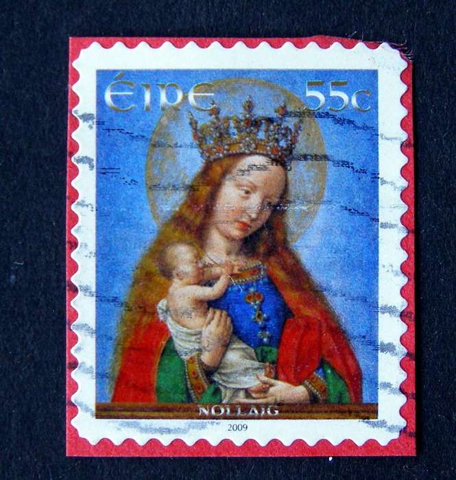 IRELAND (self-adhesive on piece) - Christmas 2009