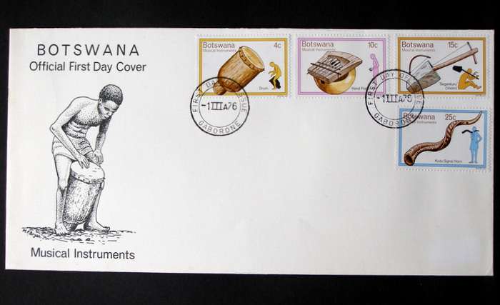 BOTSWANA Cover - Traditional Musical Instruments 1976