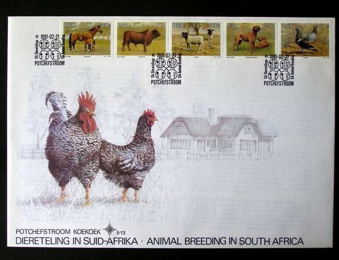 SOUTH AFRICA Cover - Animal Breeding 1991