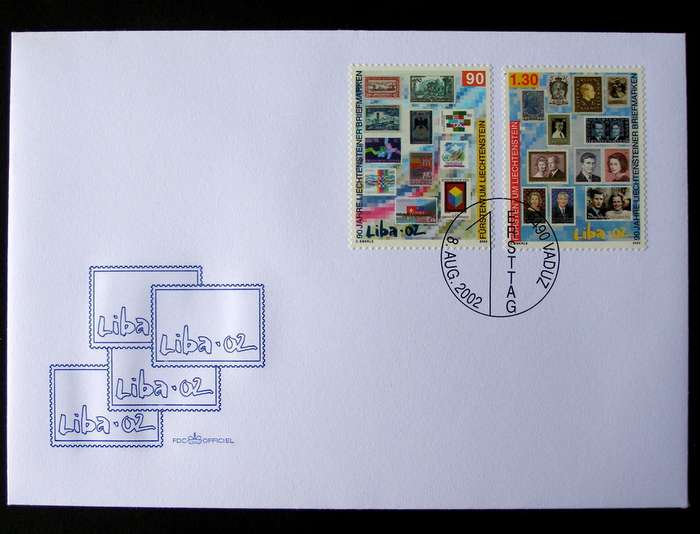 LIECHTENSTEIN Cover - Liba National Stamp Exhibition (2nd Series) 2002