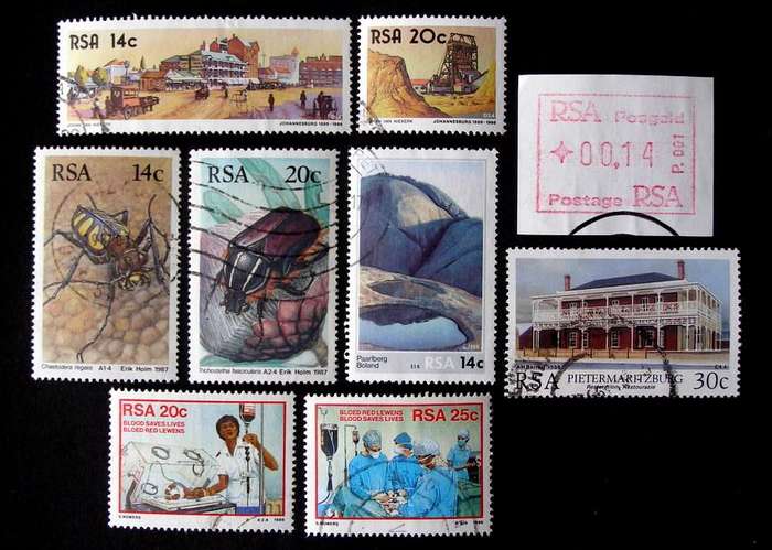 SOUTH AFRICA - Assorted Stamps 1986/87
