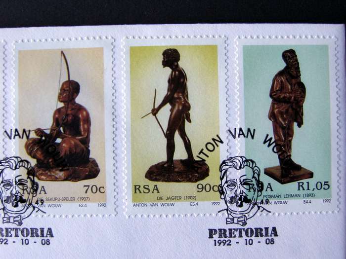 SOUTH AFRICA Cover - Anton Van Wouw Sculptures 1992