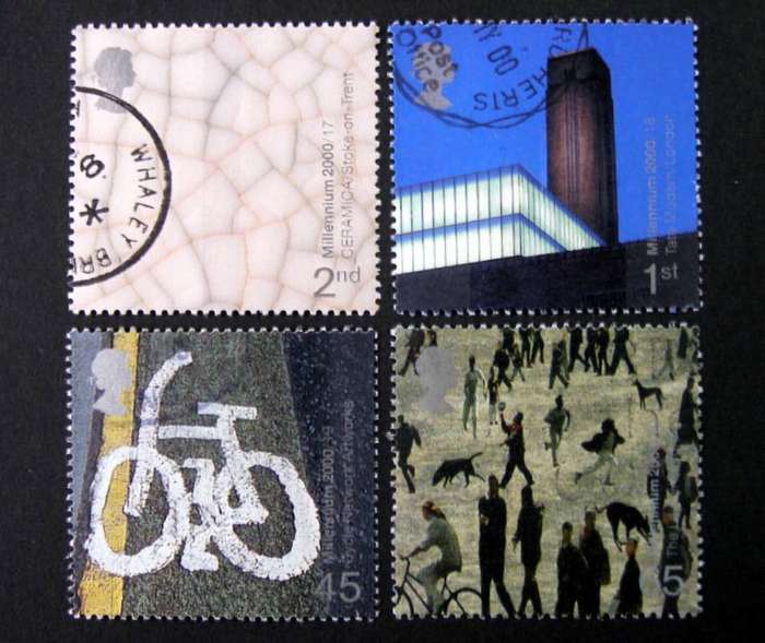 GREAT BRITAIN Set - Millennium Projects: Art and Craft 2000