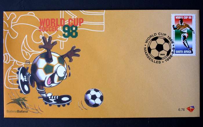 SOUTH AFRICA Cover - Soccer World Cup 1998