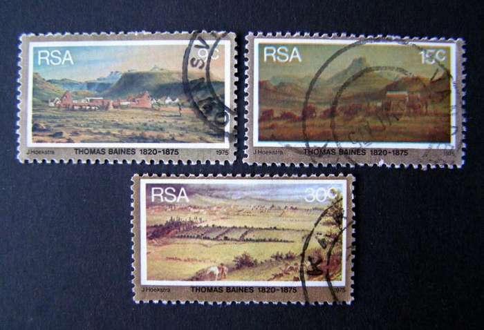 SOUTH AFRICA - Death Centenary of Thomas Baines 1975