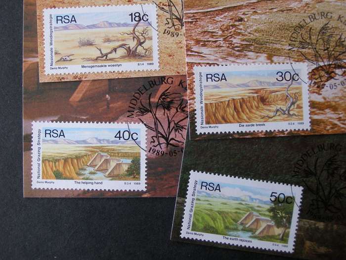 SOUTH AFRICA Maxi Card Set - National Grazing Strategy 1989