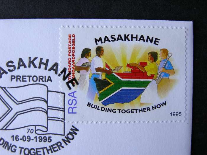 SOUTH AFRICA Cover - Masakhane Building Together 1995