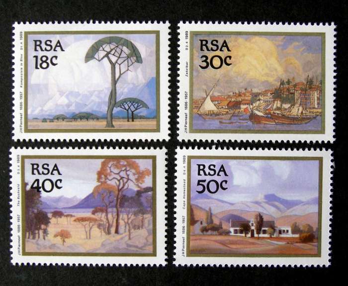SOUTH AFRICA Mint Set - Pierneef Paintings 1989