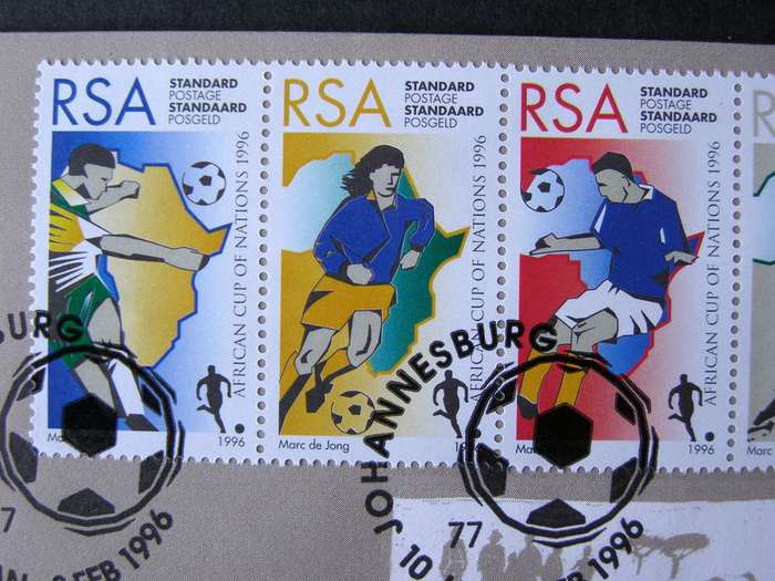 SOUTH AFRICA Cover - Soccer Africa Cup of Nations 1996