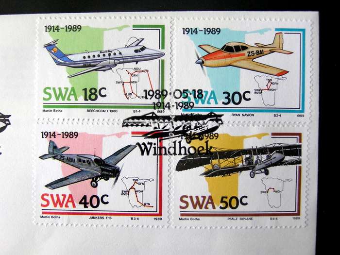 SWA Cover - 75th Anniv. of Aviation 1989 //Aircraft