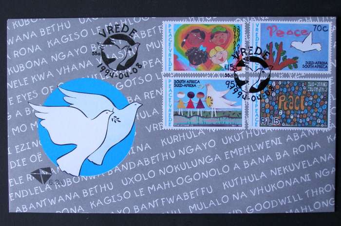 SOUTH AFRICA Cover - Peace: Children's Paintings 1994