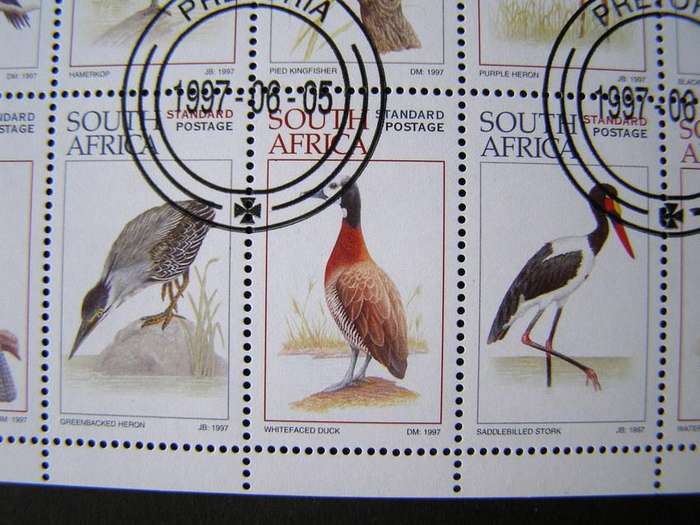 SOUTH AFRICA Set (CTO) - Waterbirds 1997