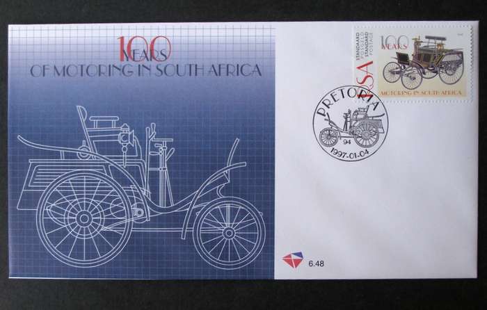 SOUTH AFRICA Cover - 100 Years of Motoring in SA 1997