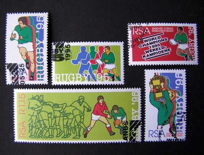 SOUTH AFRICA Set (CTO) - Rugby World Cup 1995