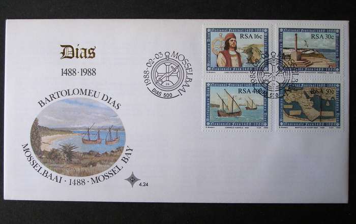 SOUTH AFRICA Cover - Bartolomeu Dias Discovery of the Cape 1988