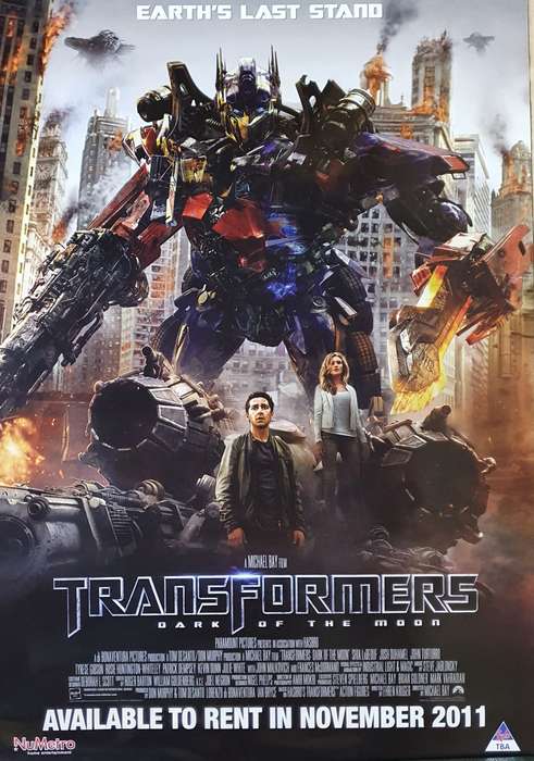 Original Movie Poster - Transformers : Dark of the Moon