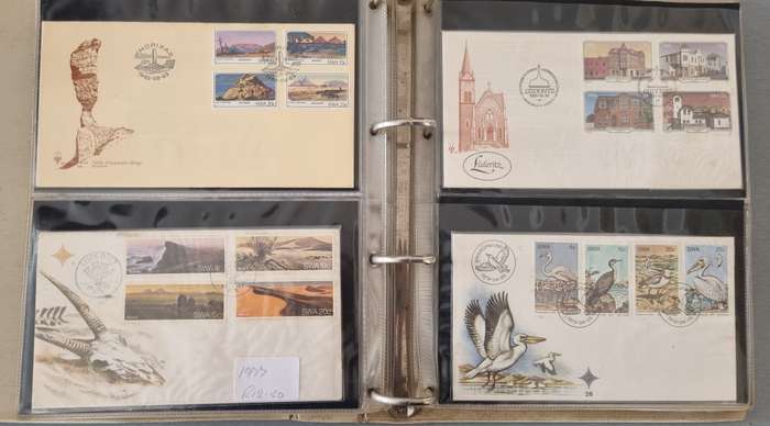 (X2) FDC ALBUMS 2ND HAND WITH SWA FDCs ETC. AS PER IMAGES. NB: PLEASE READ BELOW!!!