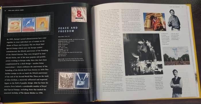 GB 1995 Post Office Yearbook no 12 in hardback book with slip case - CV GBP 50.