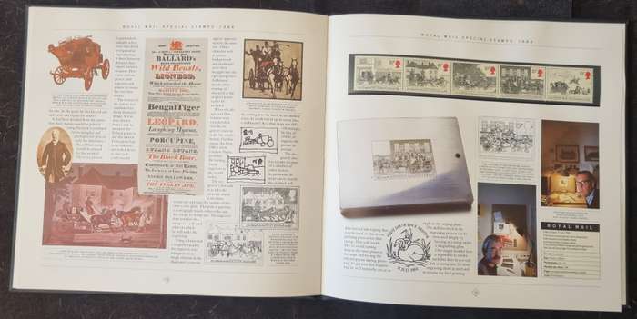 GB 1984 POST OFFICE YEAR BOOK IN 24 PAGE HARDBOUND BOOK WITH SLIP CASE. SG1236/71 CV GBP 85.