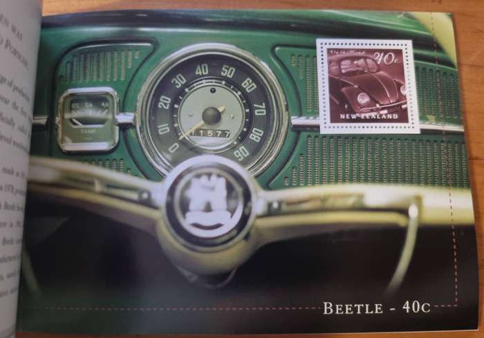 New Zealand 2000 On the Road (cars/vehicles) mint prestige booklet  as per images  good value.