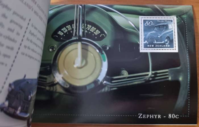 New Zealand 2000 On the Road (cars/vehicles) mint prestige booklet  as per images  good value.