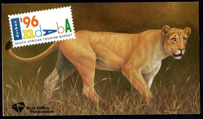 RSA 1996 DURBAN INDABA BOOKLET. UNLISTED. SCARCE ITEM AS WAS ONLY ISSUED AT THE INDABA.