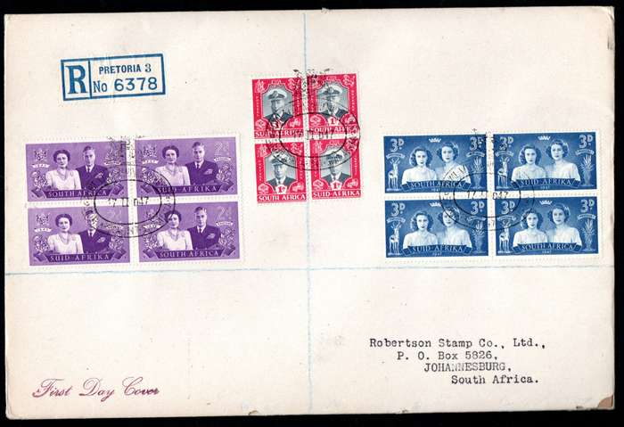 UNION 1947 SELECTION OF (X19) DIFFERENT ROYAL VISIT COVERS. AS PER SCANS. NICE LOT.