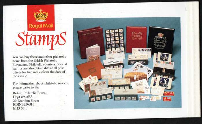 GB 1989 `THE SCOTS CONNECTION` PRESTIGE 5 POUND BOOKLET MINT. SGDX10. CV GBP 24.