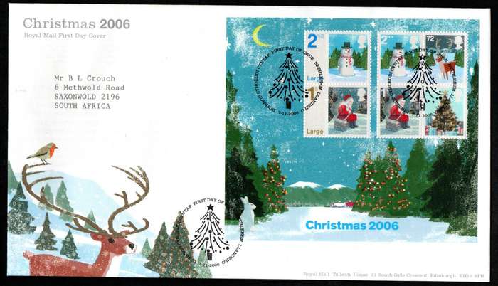 GB 2006 CHRISTMAS FIRST DAY COVER (BETHLEHEM, LLANDEILO) FIRST DAY COVER. AS PER SCANS. NICE FDC.