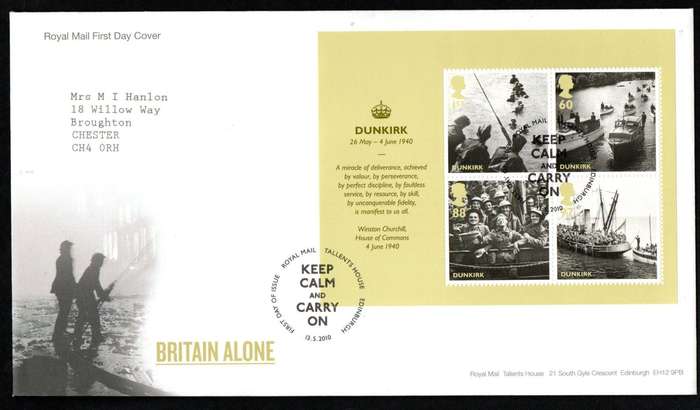 GB 2010 BRITAIN ALONE (X2) FIRST DAY COVERS (TALLENTS HOUSE). AS PER SCANS. CV GBP 13.5.
