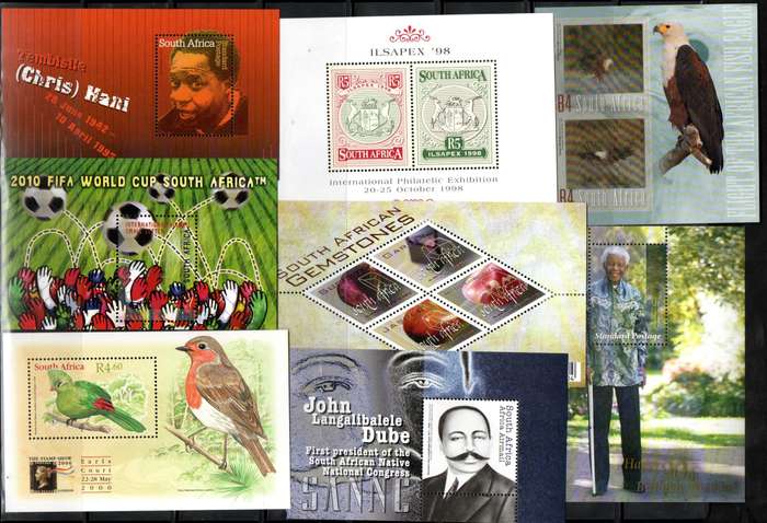 RSA SELECTION OF (X80+) UMM MINI SHEETS ETC. AS PER (X13) SCANS. BIG TOTAL CV!