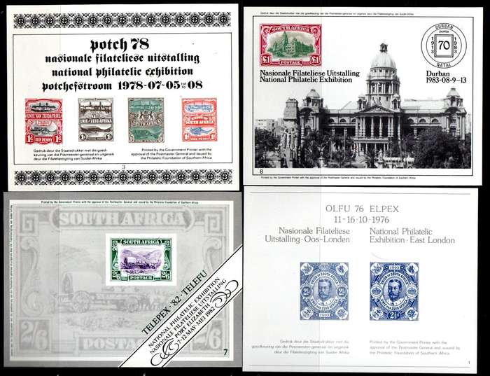 RSA SELECTION OF (X80+) UMM MINI SHEETS ETC. AS PER (X13) SCANS. BIG TOTAL CV!