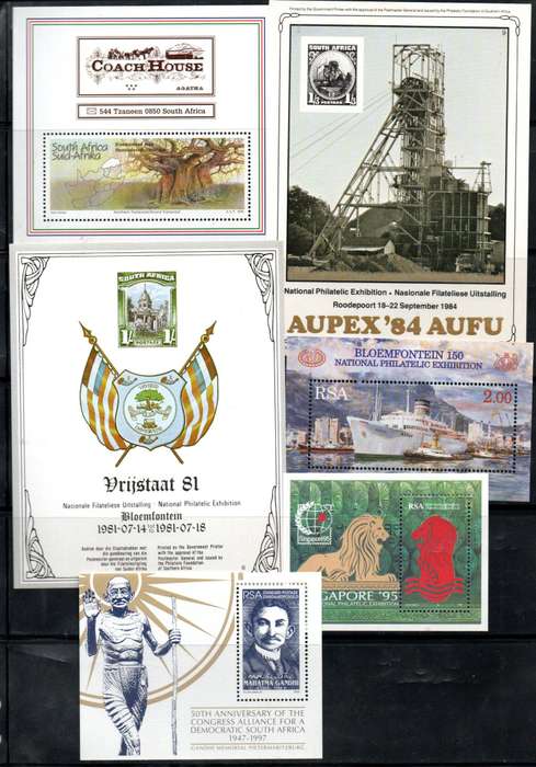 RSA SELECTION OF (X80+) UMM MINI SHEETS ETC. AS PER (X13) SCANS. BIG TOTAL CV!