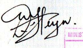 RSA 1984 Strategic minerals FDC no 4.6 signed/rubber stamped 'Daniel Steyn - Minister of Minerals'