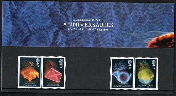 GB 1989 Anniversaries mint presentation pack no 198