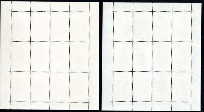 Romania 1991 birds set of (x2) sheets of (x12) umm - SGMS5388a/b - CV GBP 9.5