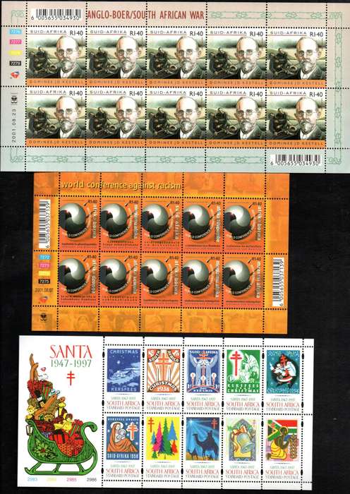 RSA selection of (x16) sheets/sheetlets umm inc Gladiators sheet - good total cv etc.